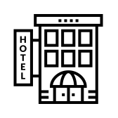 Hotel building clip art